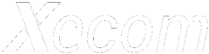 xecom logo white